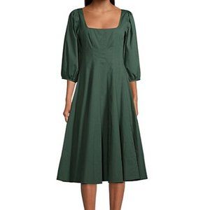 STAUD Swells Dress in Green